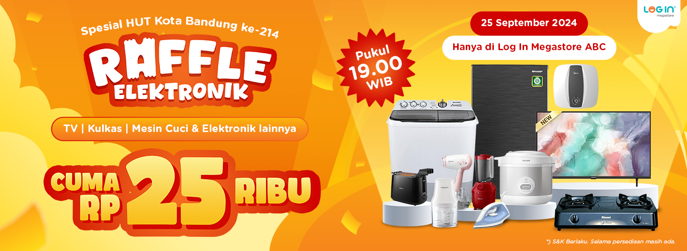 Promo Raffle Elektronik ABC - Login Megastore